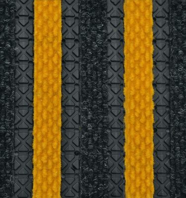 Treadsure 205 - Diamond Charcoal and Yellow | Mat.Works Entrance Solutions