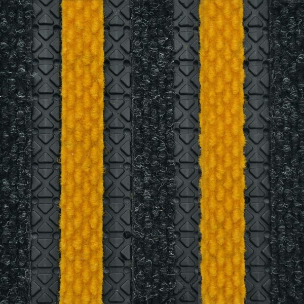 Treadsure 205 - Diamond Charcoal and Yellow | Mat.Works Entrance Solutions
